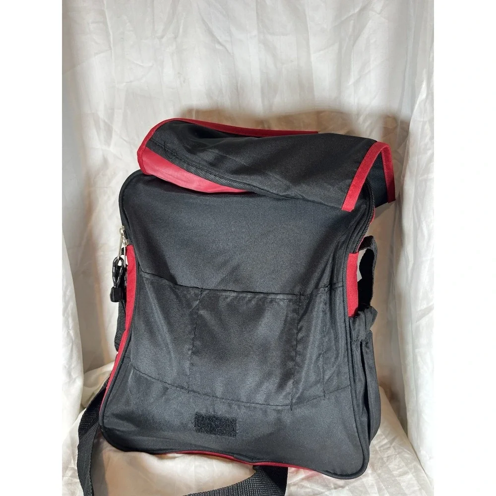 Twix Candy Promo Messenger Bag Red Black Canvas Crossbody Shoulder Satchel